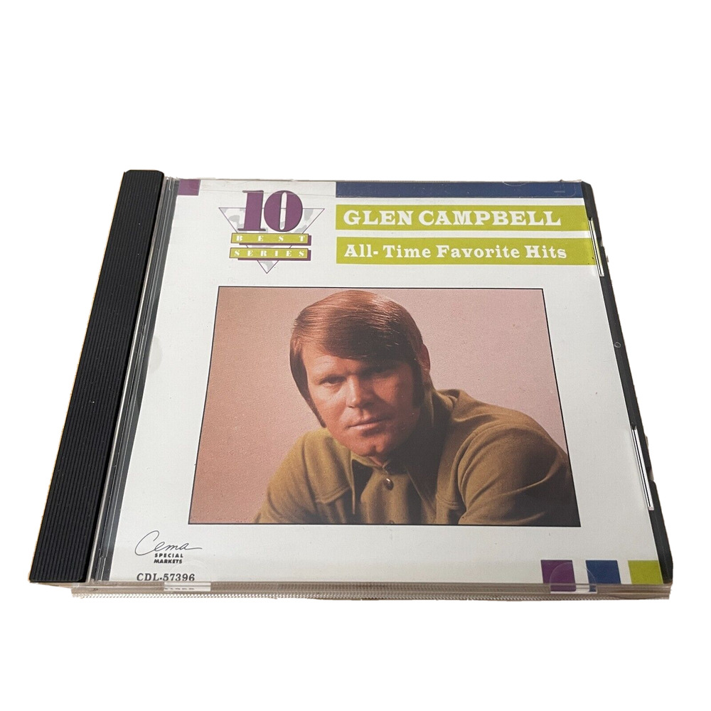 Glen Campbell All-Time Favorite Hits by Glen Campbell (CD, 1995)